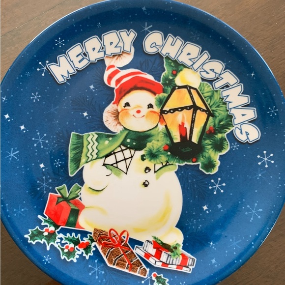 Mr. Christmas Vintage Inspired Plates set of 4 - Picture 5 of 10